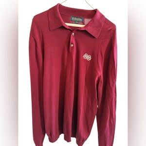 Mississippi State beautiful Brooks Brothers maroon sweater. Sz XL